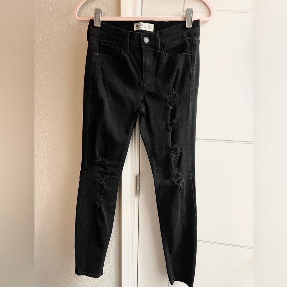 Mudd | Low rise skinny ripped jeans